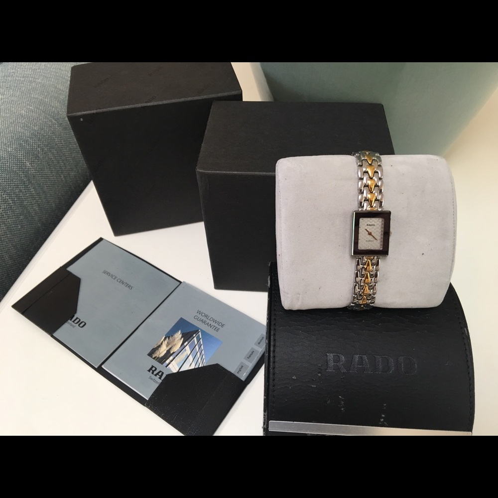 Authentic Rado Ladies Rectangular Watch